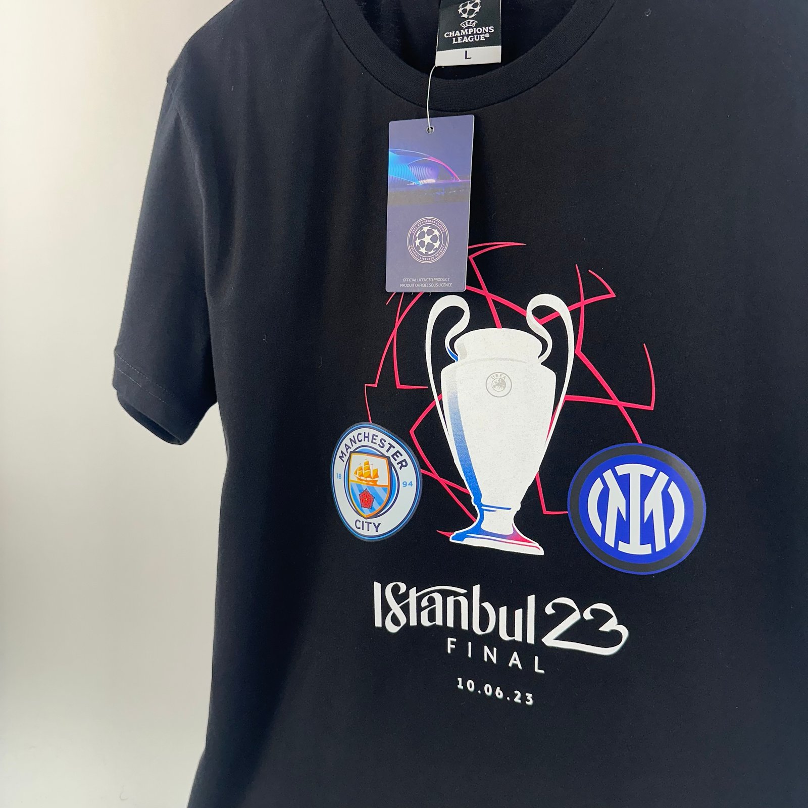 Manchester City & Inter 2023 Final T-Shirt (Çeşitli Beden)