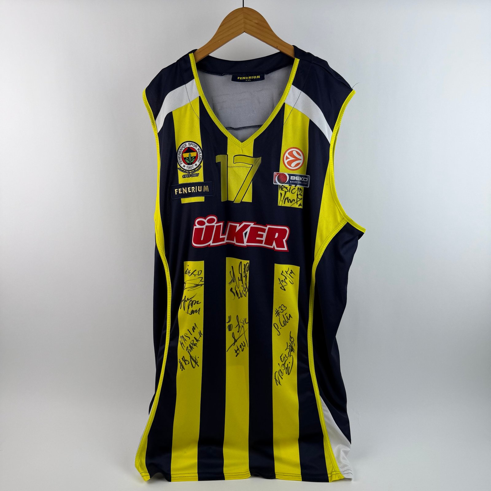 #17 Enes Fenerbahçe Ülker 2009-10 (2XL)*Takım İmzalı