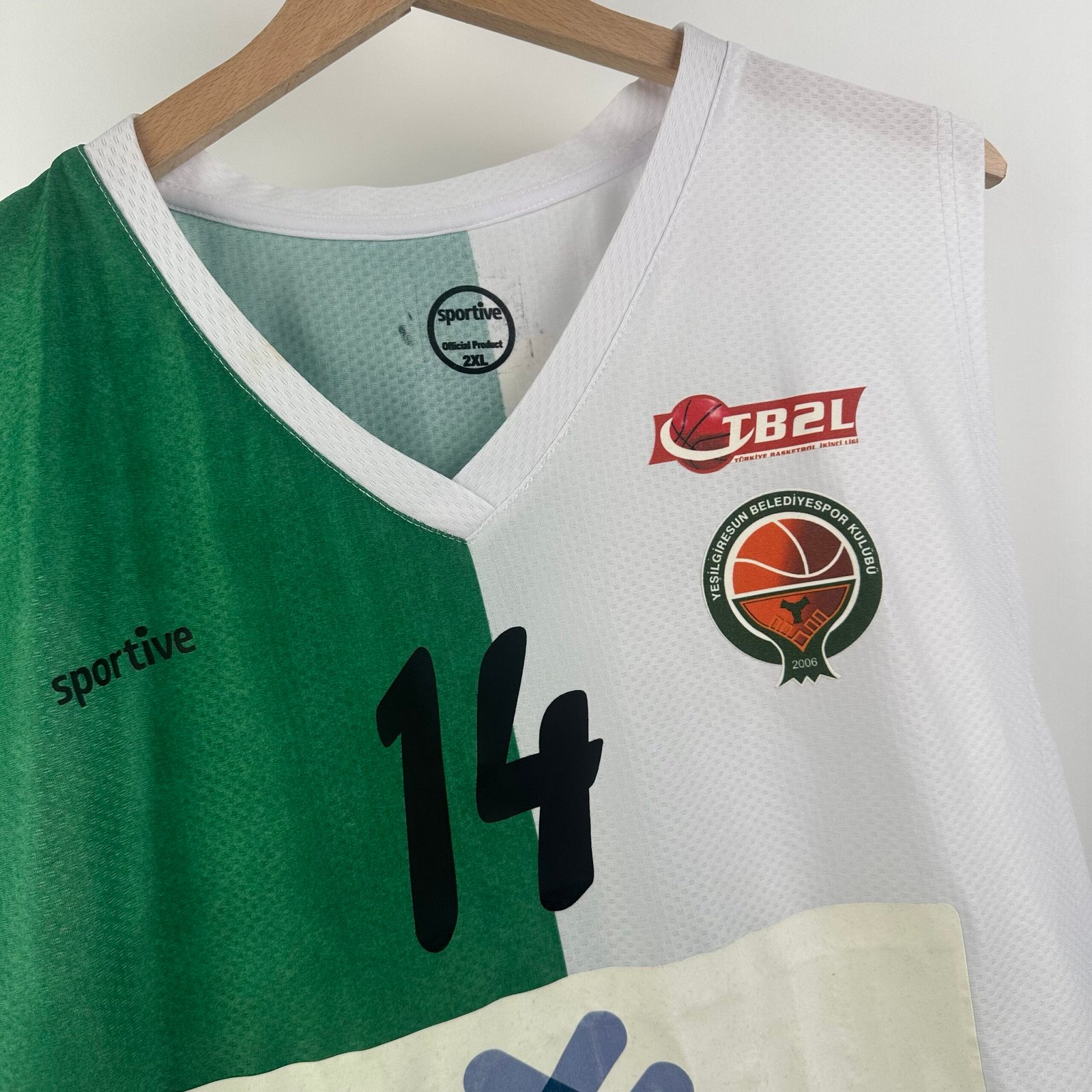 #14 Can Yeşil Giresun Belediyespor 2006-07 (2XL)*Takım İmzalı