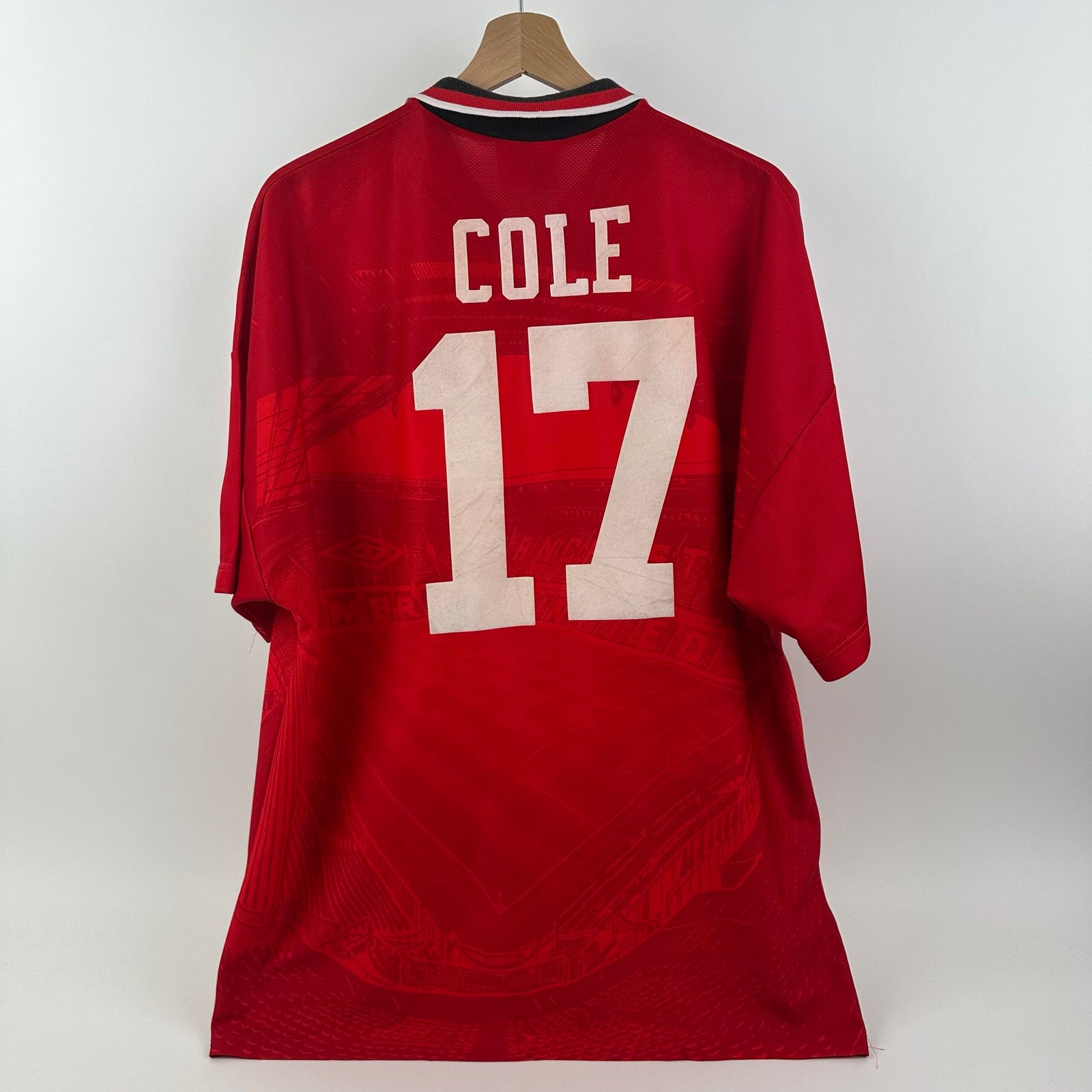 #17 Cole Manchester United 1994-96 Home (XL)