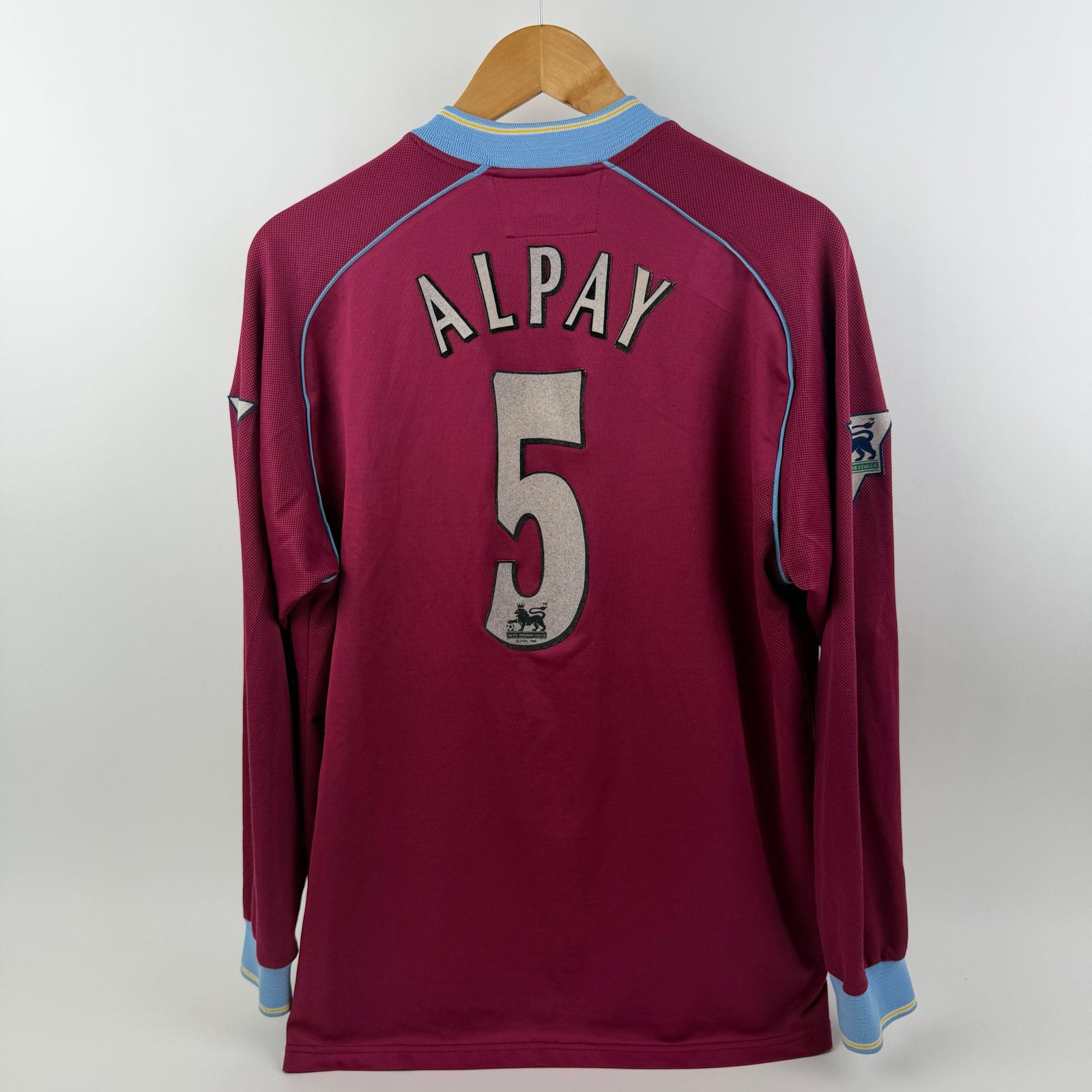 #5 Alpay Aston Villa 2001-02 Home (L)