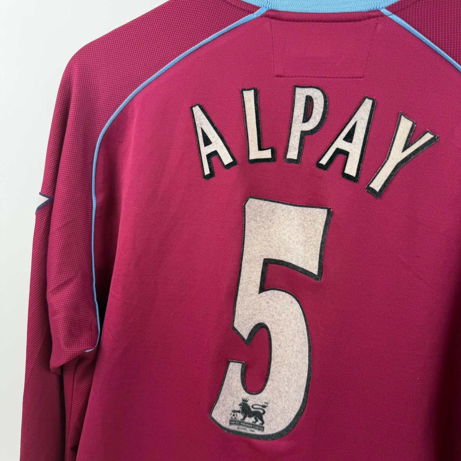 #5 Alpay Aston Villa 2001-02 Home (L)