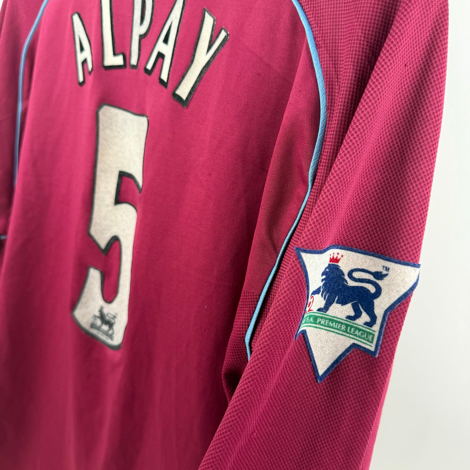 #5 Alpay Aston Villa 2001-02 Home (L)