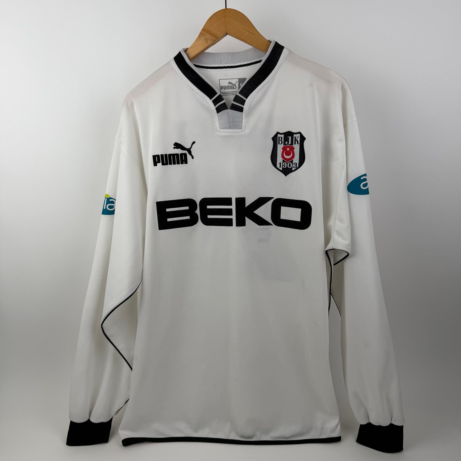 #21 Mehmet Beşiktaş 2001-02 Home (XL)